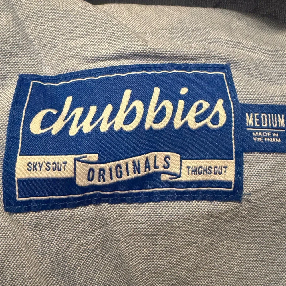 Chubbies The Sky's Out Originals Shorts Mens Medium Light Blue 5.5